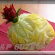 Mikul�ek slav� 1. narozeniny (cukrov� meloun, �erven� �epa a okurek) ...